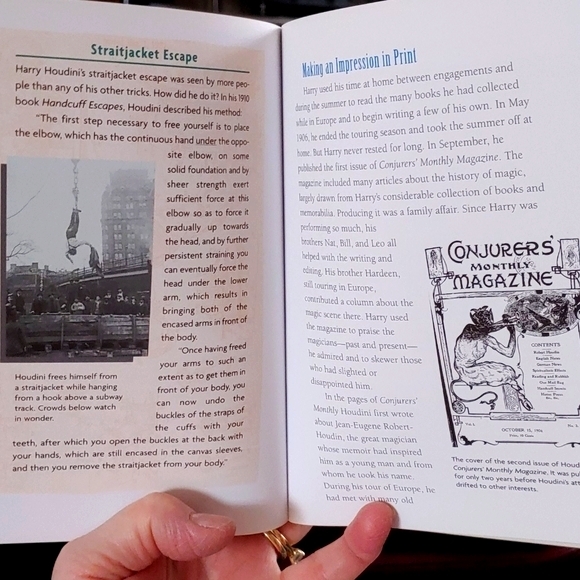 "HARRY HOUDINI" Fact-filled Fun Kids Book - Picture 4 of 5